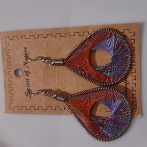 Native design earrings new